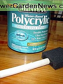 Polycrylic - Gỗ nhuộm hoàn thiện